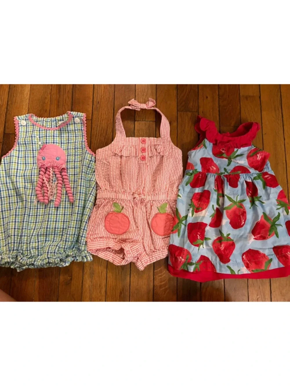 6/12M Baby Gymboree & Boutique Dresses & Romper Bundle